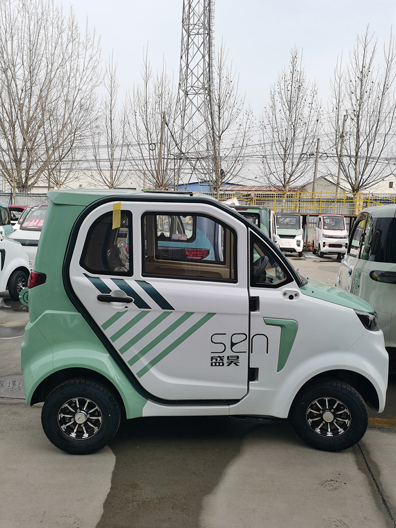 4 wheel enclosed electric cabin scooter car two seater eec certification mini car electric adult 1500w