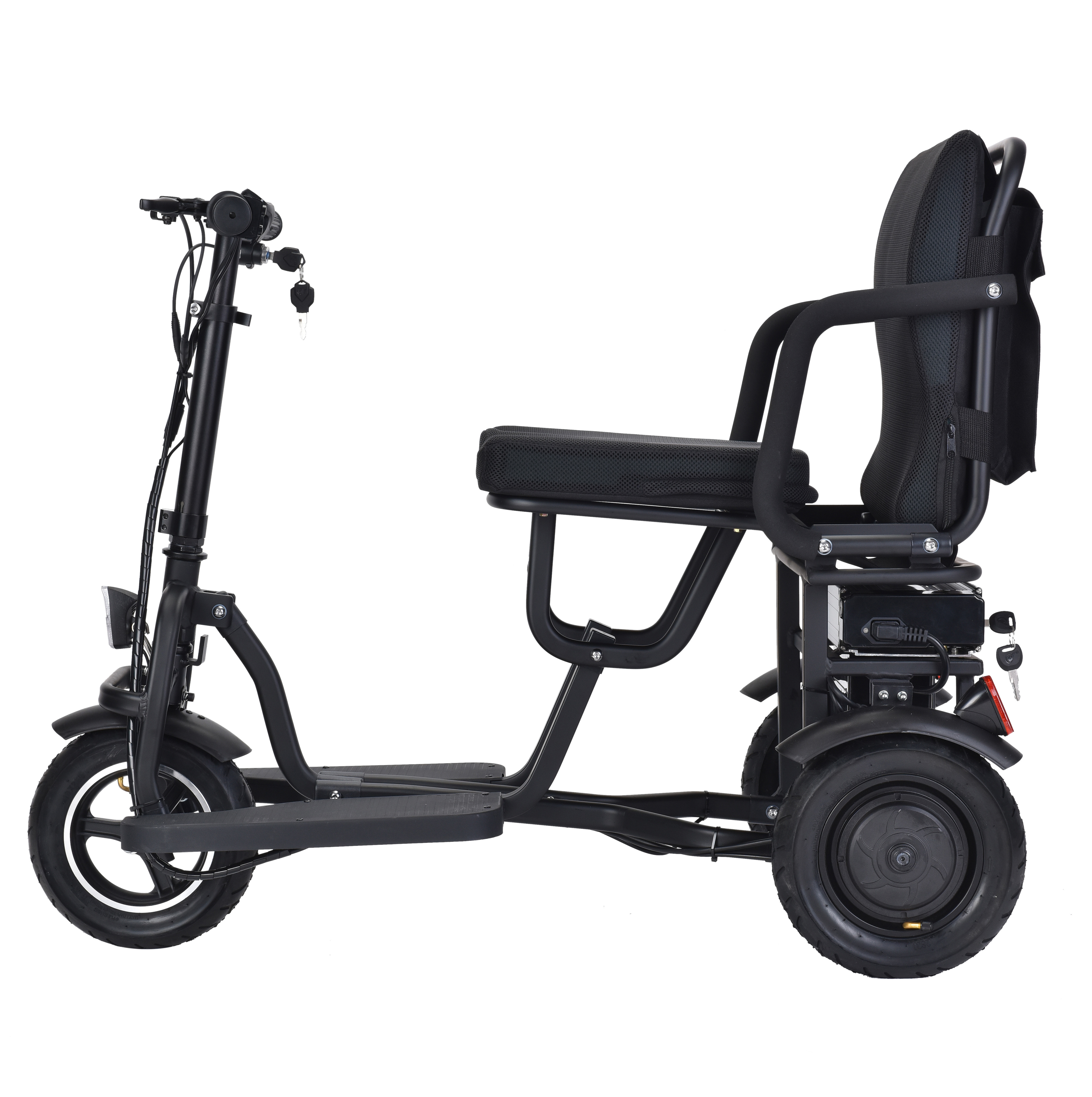 3 Wheel Foldable Mobility Scooter Adult Kick Moped E Scooter Handicapped Scooters Electric Tricycles For Sale