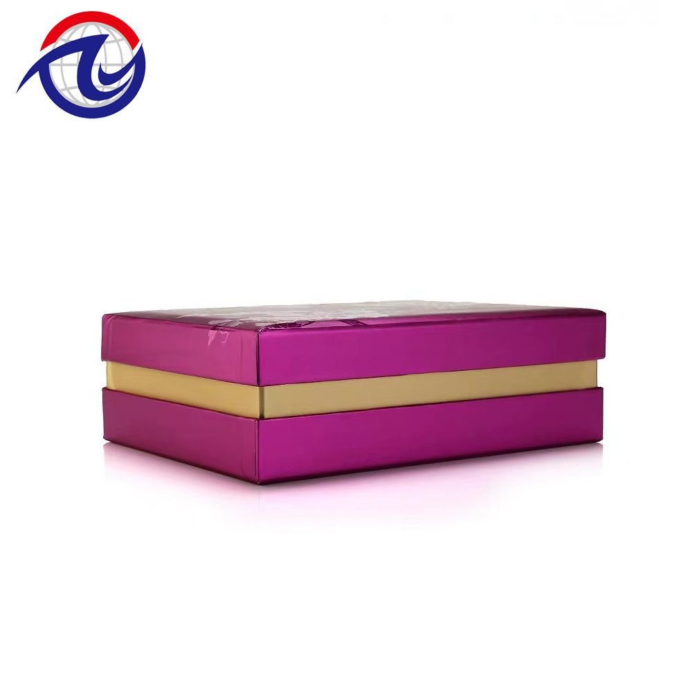 Custom good price cardboard paper gift box for skincare cake packaging boxes