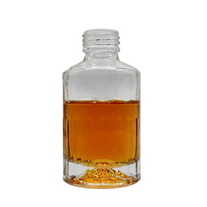 150ML Wholesale Mini Sealed Whisky Vodka Gallon Glass Bottles with Screw Cap