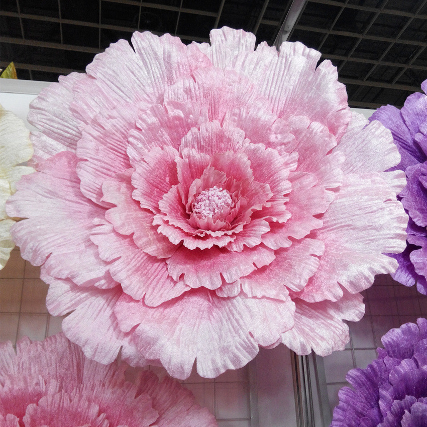 Top Seller Big Peony Giant Silk Flowers Artificial Giant Flower For Window Display Wedding Decoration