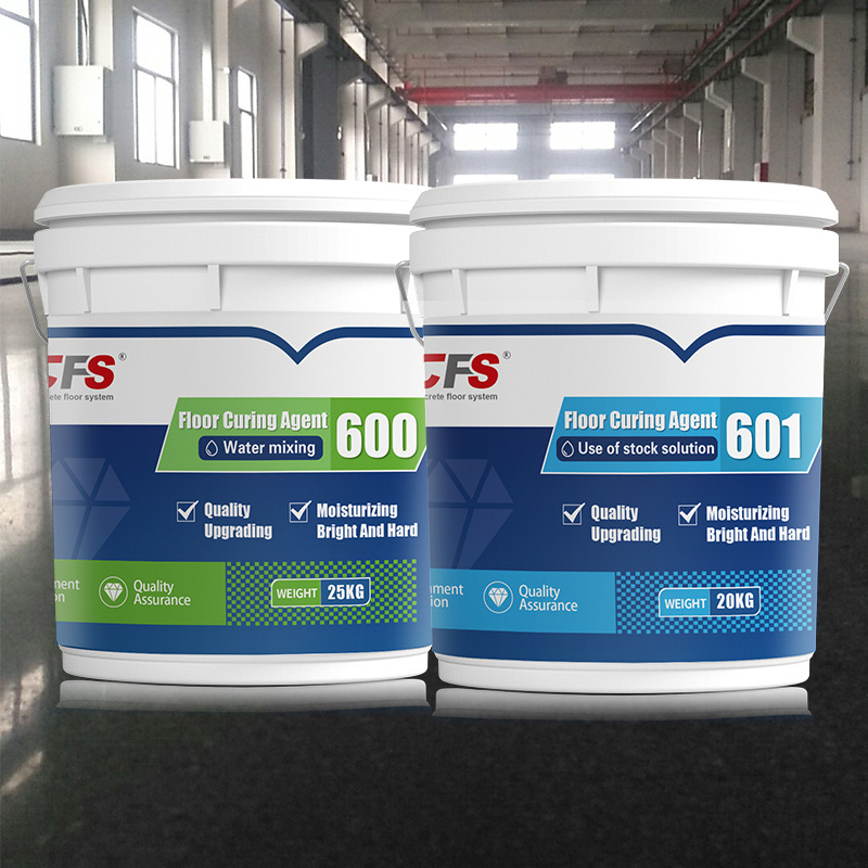 OEM polished concrete sealer harden core concrete cheap CFS-401A/B hardened steel concrete floor grinder chemical