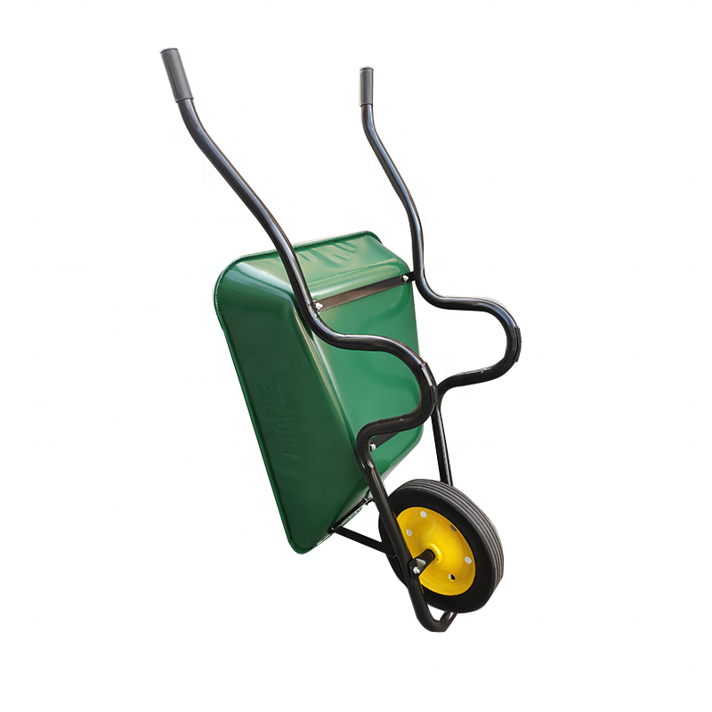 wheel barrow single wheel construction heavy duty wheelbarrow with plastic steel tray