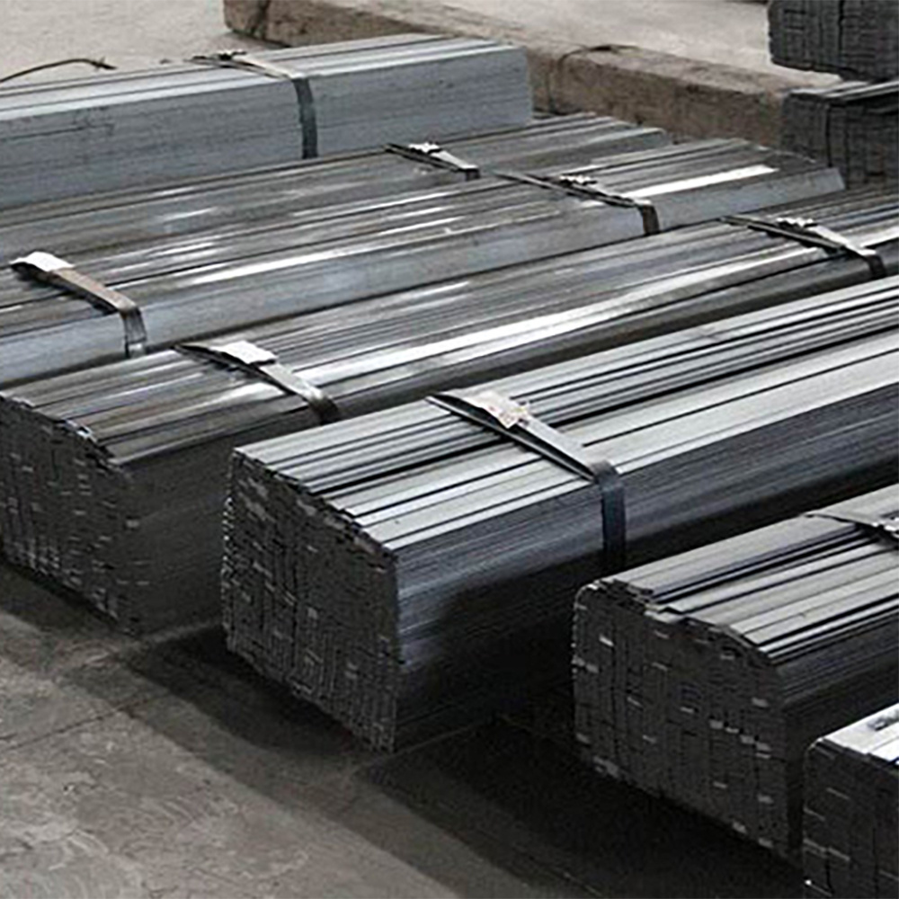 Factory price Q235B Hot rolled high tensile hdgs galvanized iron flat steel bar with round edge