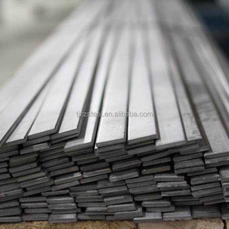 Factory price Q235B Hot rolled high tensile hdgs galvanized iron flat steel bar with round edge