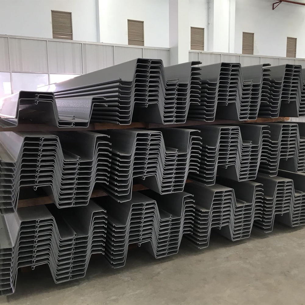 Manufacturers of low cost 457*150*6mm u type vinyl pvc sheet piling pile for seawall flood protection