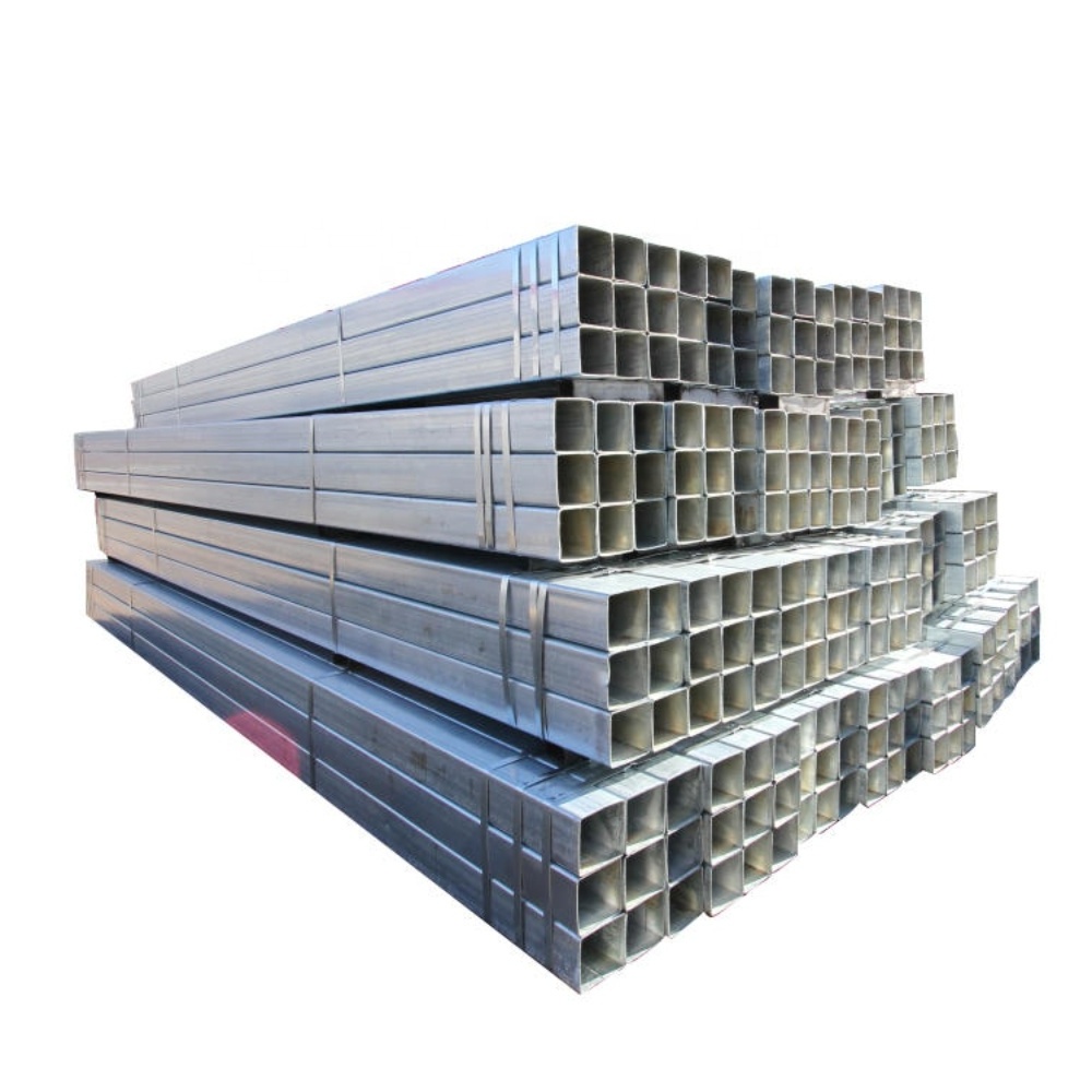 100 x 50mm x 3.2 pre galvanized carbon hollow section steel rectangular pipe for sale