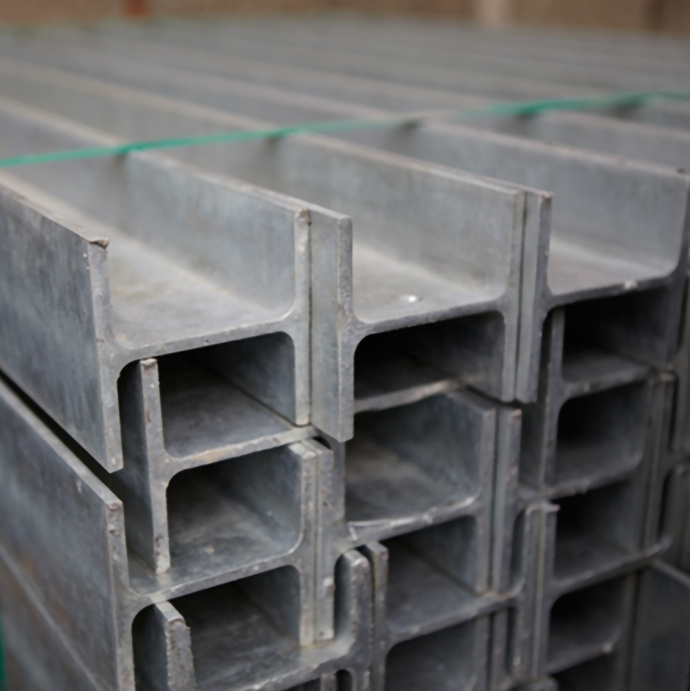 Hot sell Q235B welded structural H section fence post galvanized steel h beam with low price