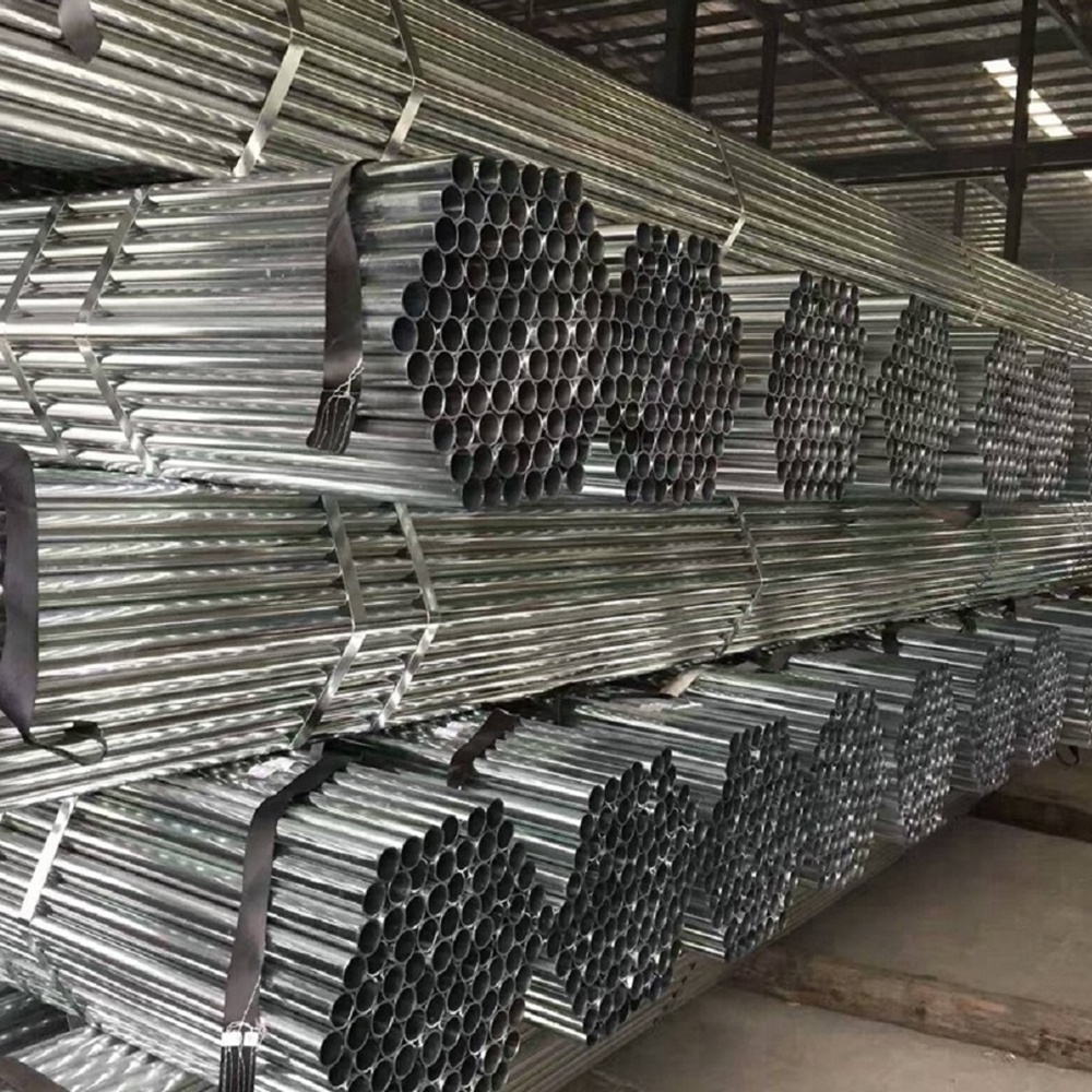 EN 102216-2 dn100 gi metal tube schedule 20 galvanized steel round pipe for sale