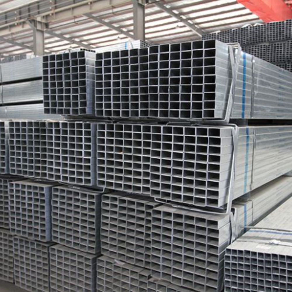 100 x 50mm x 3.2 pre galvanized carbon hollow section steel rectangular pipe for sale