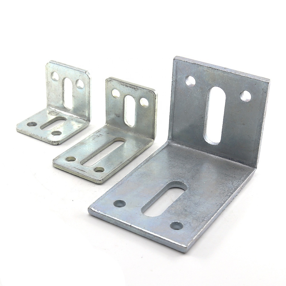 Custom L shaped Galvanized metal steel angle corner brackets for sale