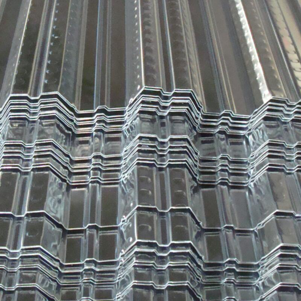 Light weight YX51 model 20 22 gauge cold formed galvanized metal roof decking for concrete