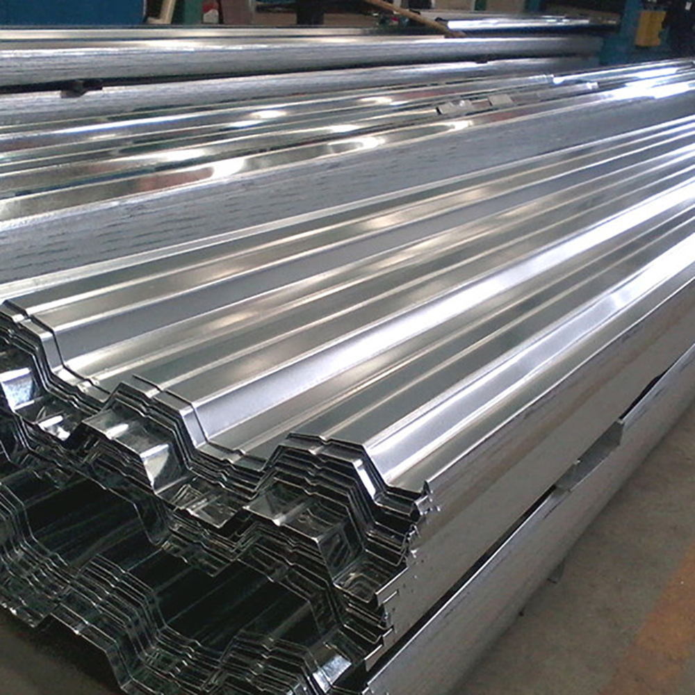 Light weight YX51 model 20 22 gauge cold formed galvanized metal roof decking for concrete