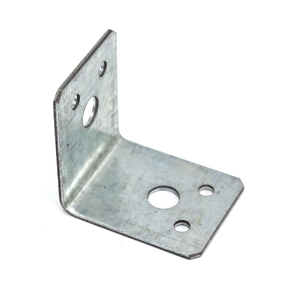 Custom L shaped Galvanized metal steel angle corner brackets for sale