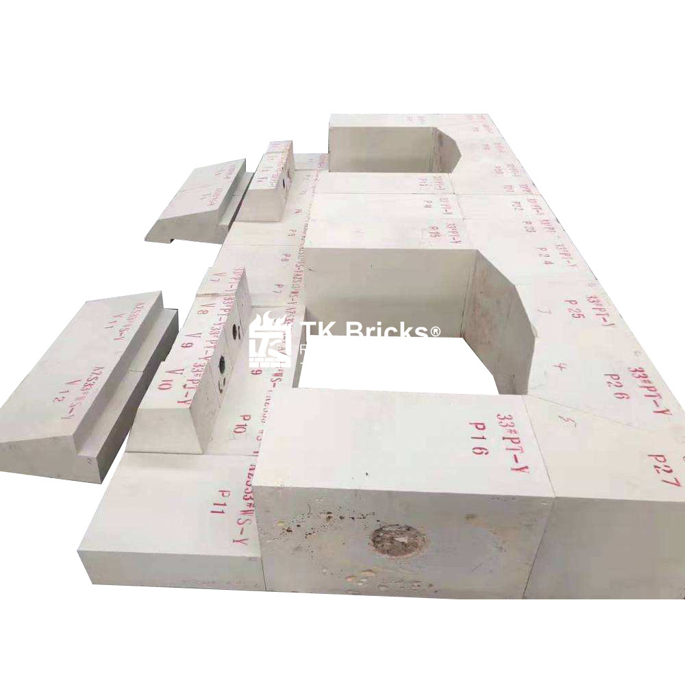 High Temperature Refractory Brick Furnace Brick Custom Round Fire Bricks Top Quality Corundum Firebrick