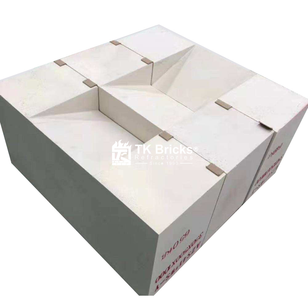 High Temperature Refractory Brick Furnace Brick Custom Round Fire Bricks Top Quality Corundum Firebrick