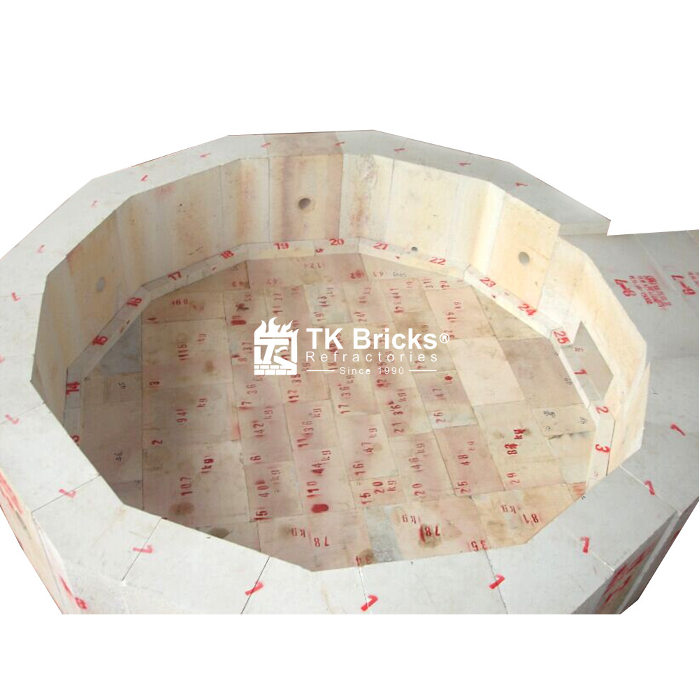 High Temperature Refractory Brick Furnace Brick Custom Round Fire Bricks Top Quality Corundum Firebrick