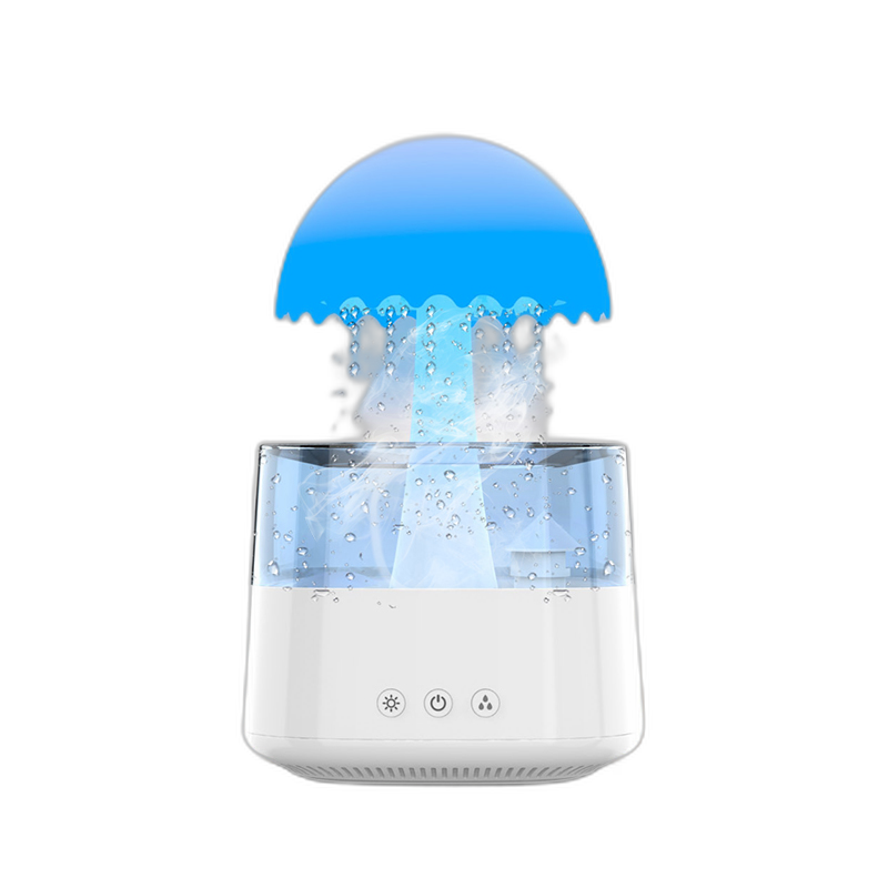 H2o Anti Gravity Mini Led Humidifier Mist Air Cleaner Jellyfish Volcanic Humidifier Aroma Diffuser Rain Cloud Humidifier LZ599