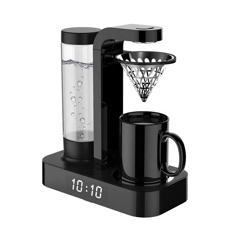 Portable Commercial Stainless Steel Electric Automatic Drip Espresso Coffee Machine Manual Battery Powered Express Coffee Maker