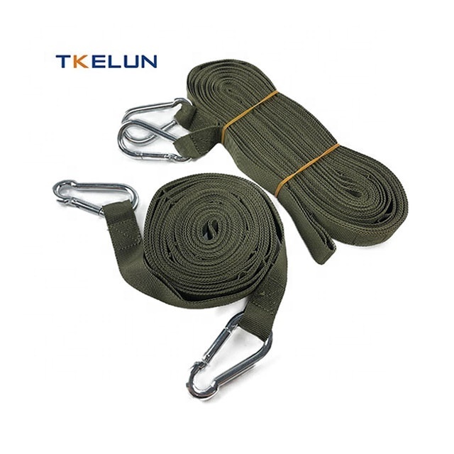 wholesale customize high Strength functional extremely durable cut resistant uhmwpe hammock straps uhmwpe webbing for outdoor