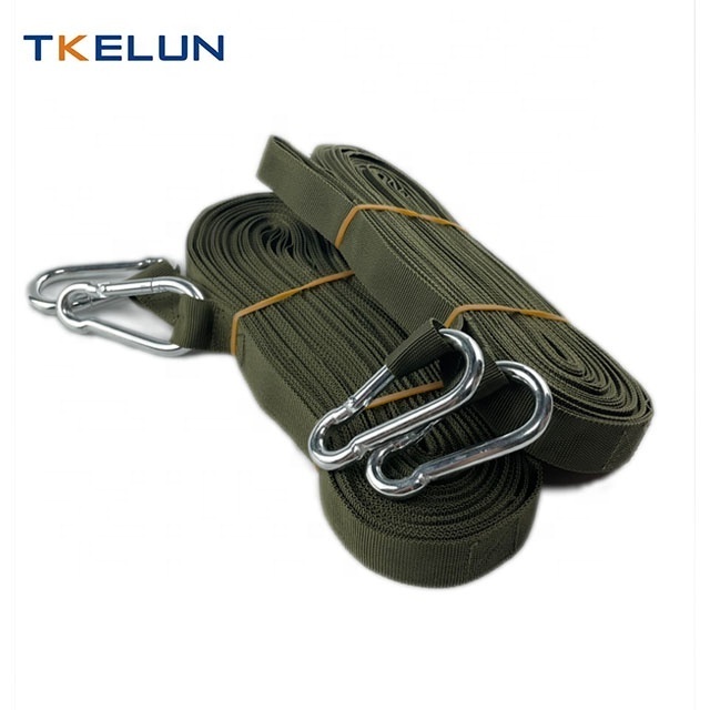 wholesale customize high Strength functional extremely durable cut resistant uhmwpe hammock straps uhmwpe webbing for outdoor