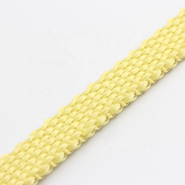 15mm High performance customizable Fire Resistant Aramid Webbing Oven Roller For Glass Quench Tempering Furnace