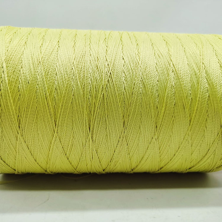 Yellow Color Industry Uniform Fire Retardant High Temperature Resistant Para Aramid Yarn Sewing Thread