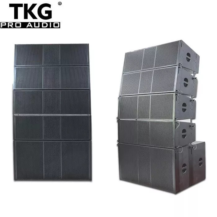 TKG M212 680w audio passive line array speakers