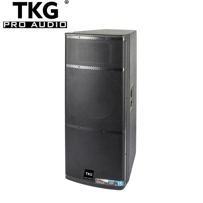 TKG ELX215 15 inch 1000w performance stage passive speaker dual 15 inch full range speaker sound speaker system