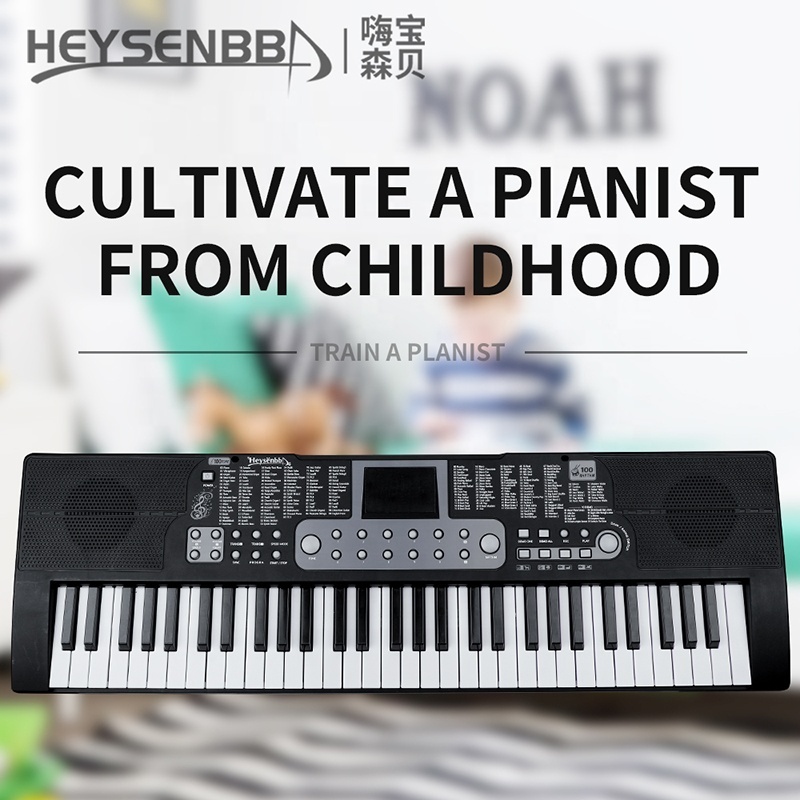 2024 new education kids toys 61 key children's music multi function toys electronic piano musical instrument piano keyboard