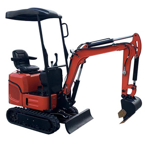 Mini Earth Digger Machine Mini Crawler Digger 1 Ton Mini Excavator For Grave Digging