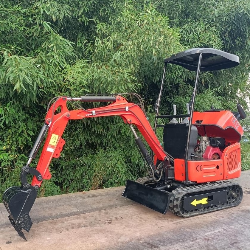 small cheaper prices shandong excavator minibagger 1t bagger mini 1 ton 2 ton digger micro mini excavator with swing boom