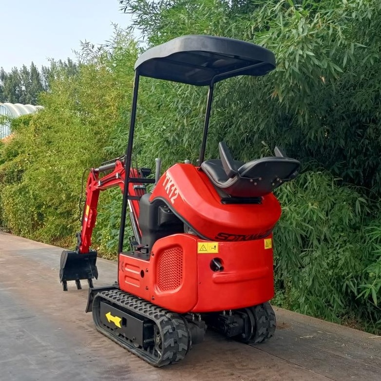 small cheaper prices shandong excavator minibagger 1t bagger mini 1 ton 2 ton digger micro mini excavator with swing boom