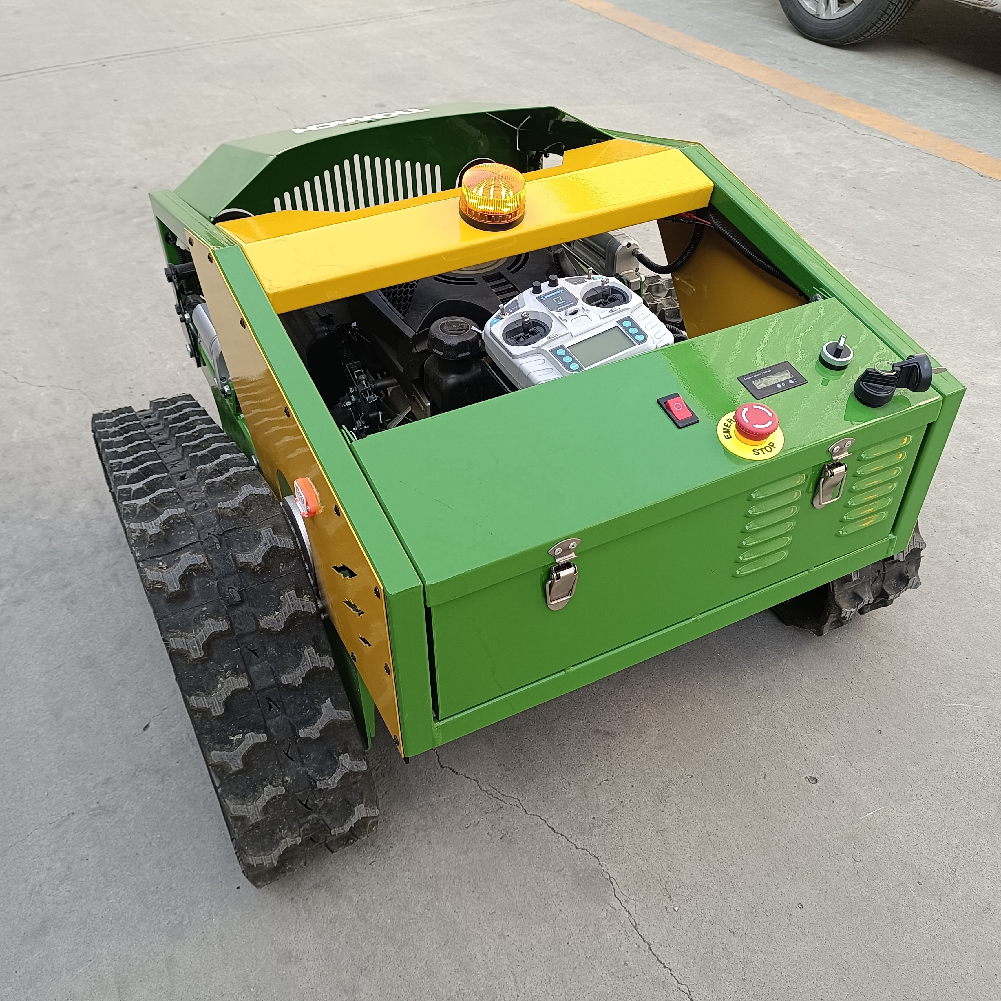 remote control lawnmower robotic lawn mower with snow blower