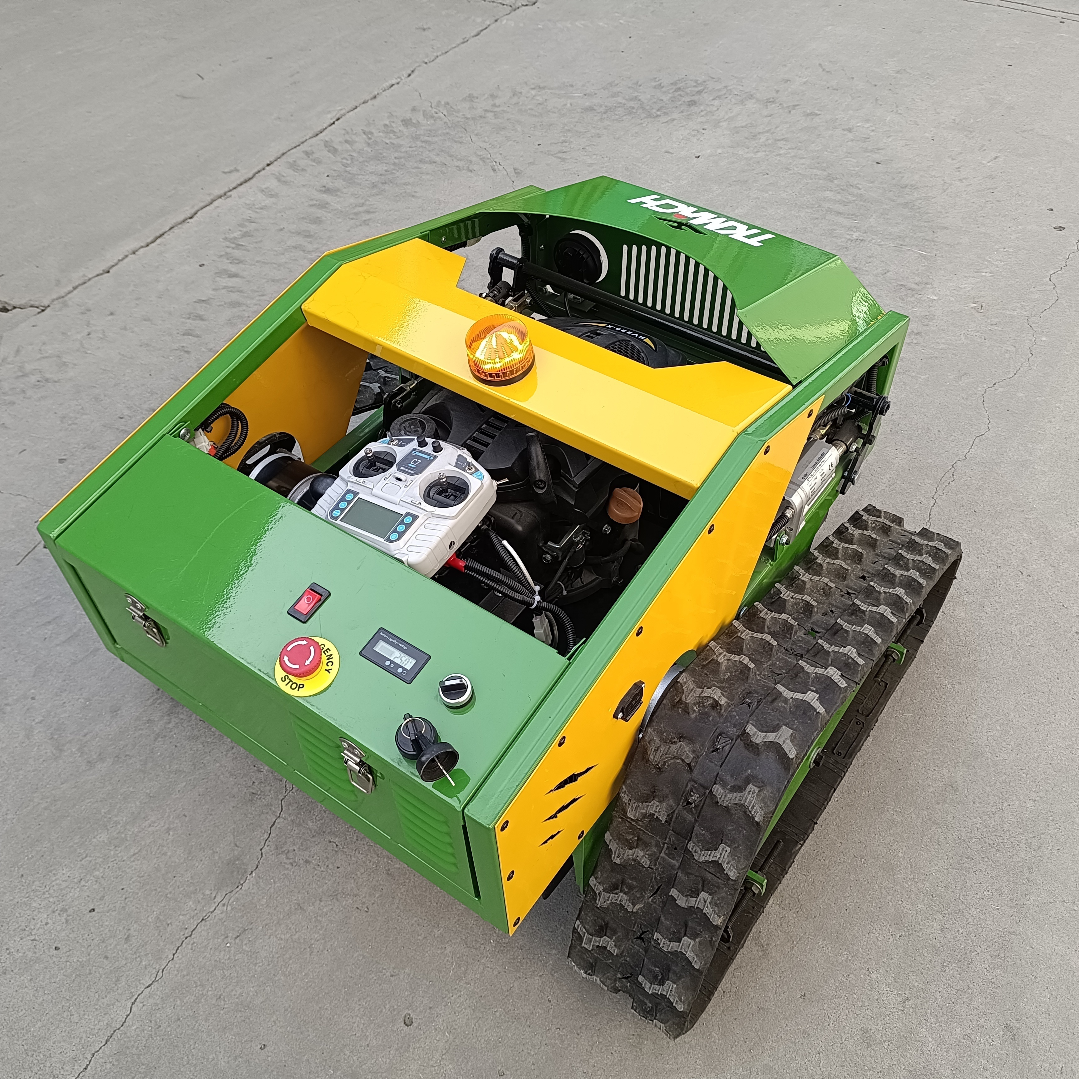 remote control lawnmower robotic lawn mower with snow blower