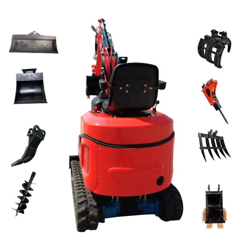 Small Excavator New Diesel Engine 1000kg Excavator Mini Excavator 1t From China