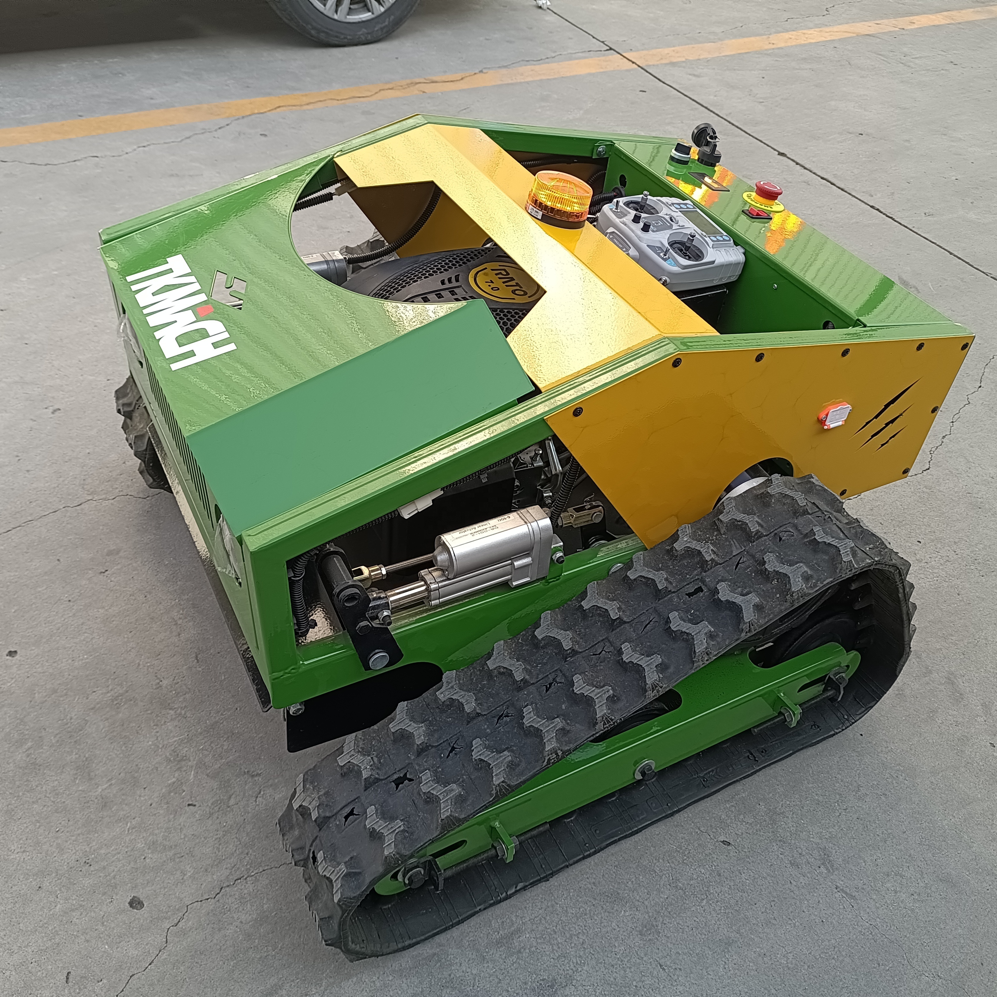 remote control lawnmower robotic lawn mower with snow blower