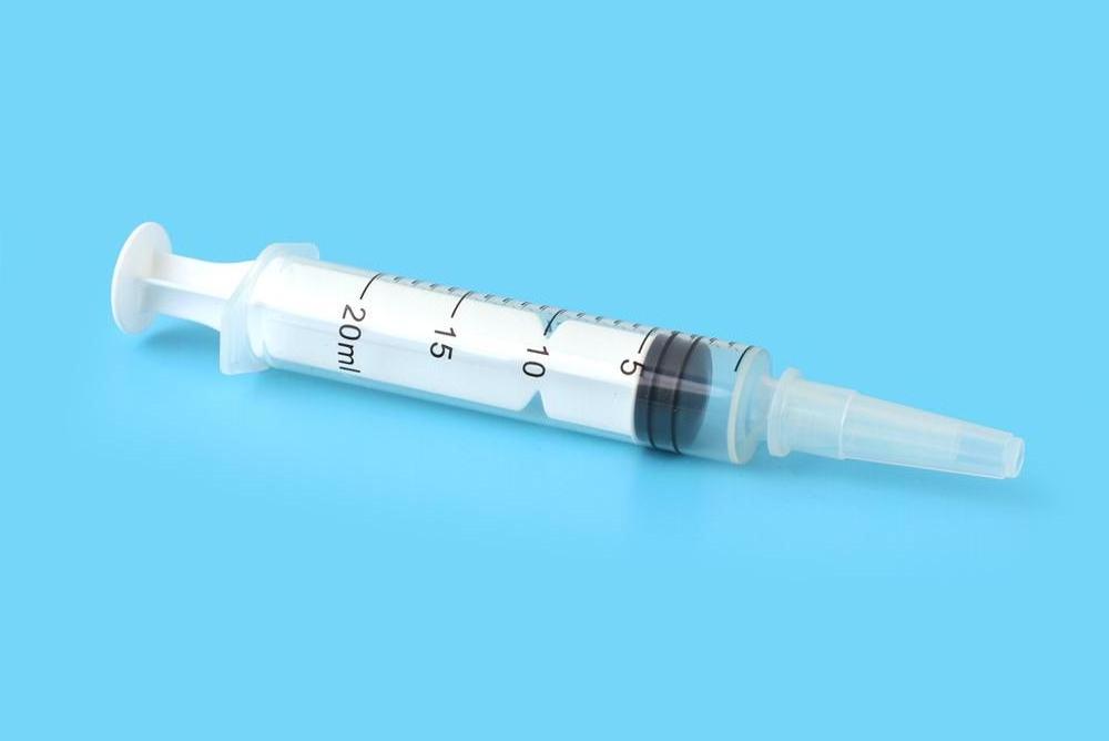 CE ISO13485 100ml syringe with catheter tip