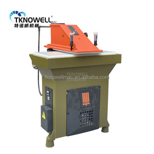 Used VS925 Hydraulic Swing Arm Die Cutting Press Machine For Shoe Leather Fabric