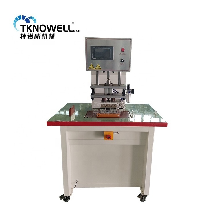 TKNOWELL Semi-automatic Hot melt No film shoelace heading machine shoelace tipping machine