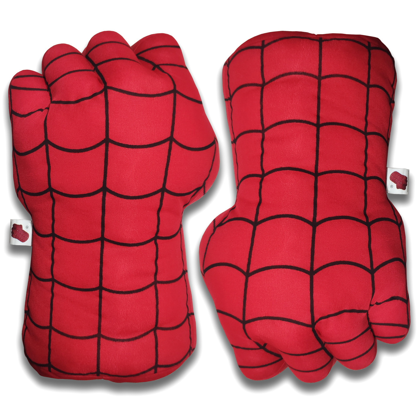 Super Hero Boxing Gloves Toys Children Gift Cosplay Costume Green Fist Red Spider Big Soft Plush Superhero Boxing Gloves Toys