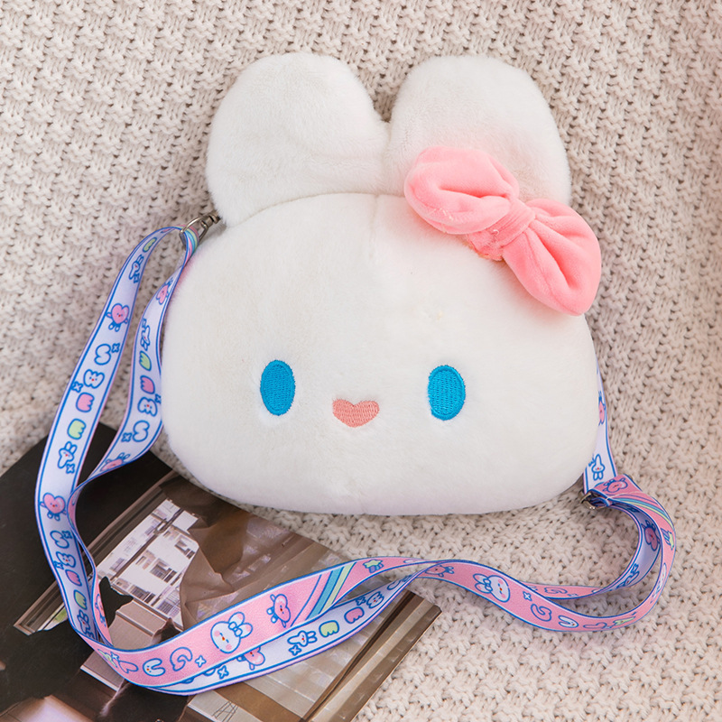 Cute Kitty Plush Bag Kitty Plush Backpack KT the Kitty Stuffed Handbag Kulomi Melody Bags Shoulder-bag