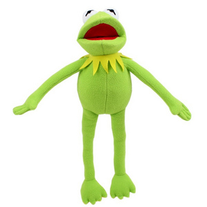 Cartoon Cartoon Creative Kermit Frog Stuffed Action Figure Sesame Street Toy Hand Puppet Mouth Puppet Children'S Gift