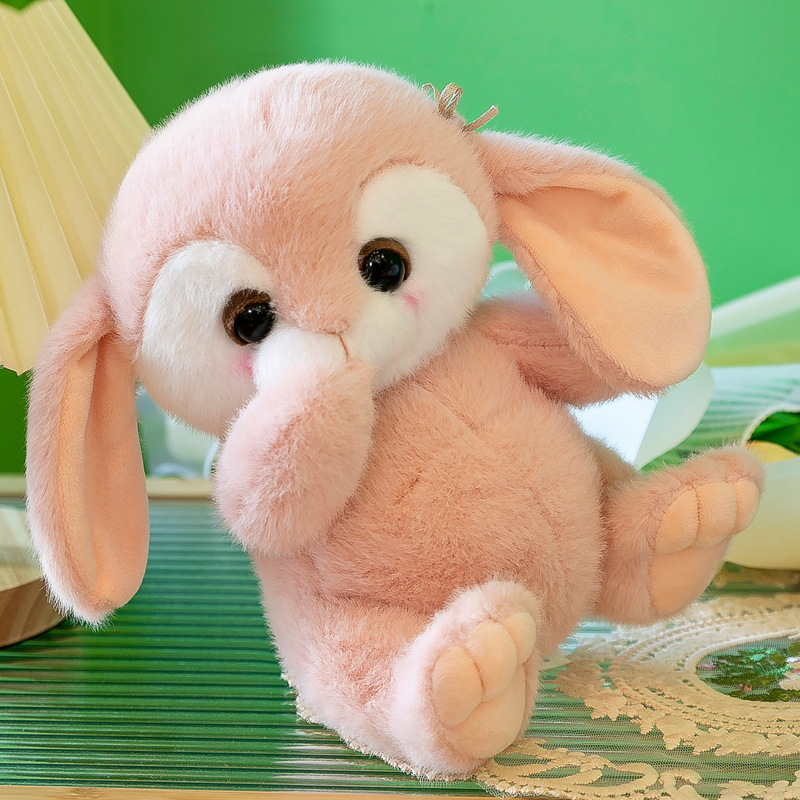 Cute Mian Rabbit Doll Small White Rabbit Plush Toys Rabbit Year Stuffed Animal Plush Mascot Companion Gift Boutique Doll