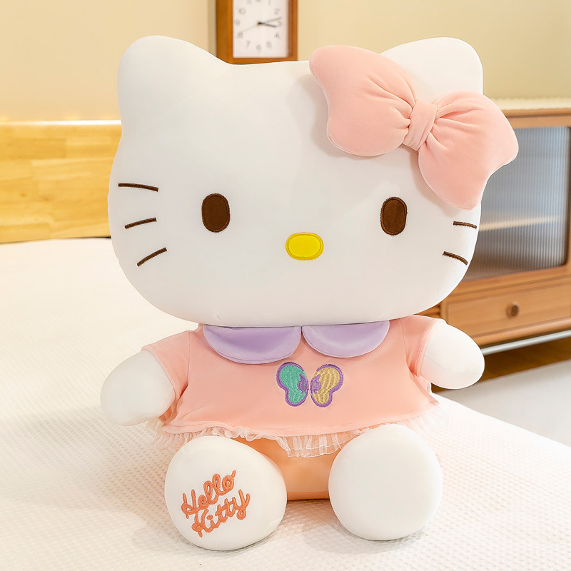 Manufacturer Kt Cat Pillow Doll Hi Kitty Plush Toy Christmas White the Kitty Plush Toys Kt Cats Easter Kitty Stuffed Dolls Gift