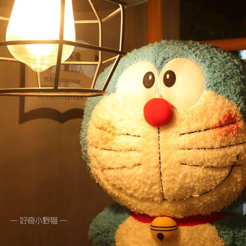 New Style Doraemon Plush Toy 35/45/55cm Robot Cat Japanese Cartoon Animation Blue Doraemon Stuffed Doll Birthday Gift for Kids