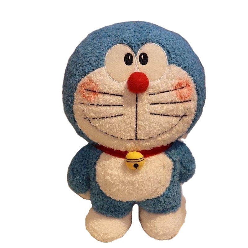 New Style Doraemon Plush Toy 35/45/55cm Robot Cat Japanese Cartoon Animation Blue Doraemon Stuffed Doll Birthday Gift for Kids