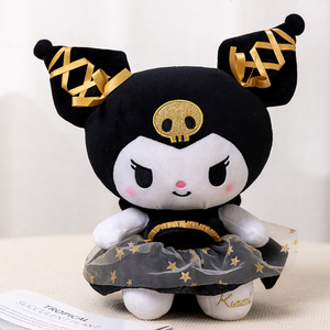 Wholesales Kawaii Sanrioed My Melody Kuromi Plush Toys Doll Cute Plush Toy Cartoon Stuffed Doll Backpack Kids Birthday Gift