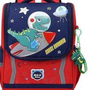 school backpack 2023 cartoon canvas large capacity waterproof kindergarten children space backpack