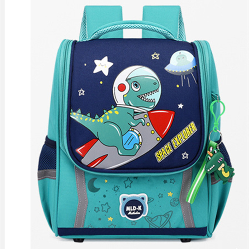 school backpack 2023 cartoon canvas large capacity waterproof kindergarten children space backpack